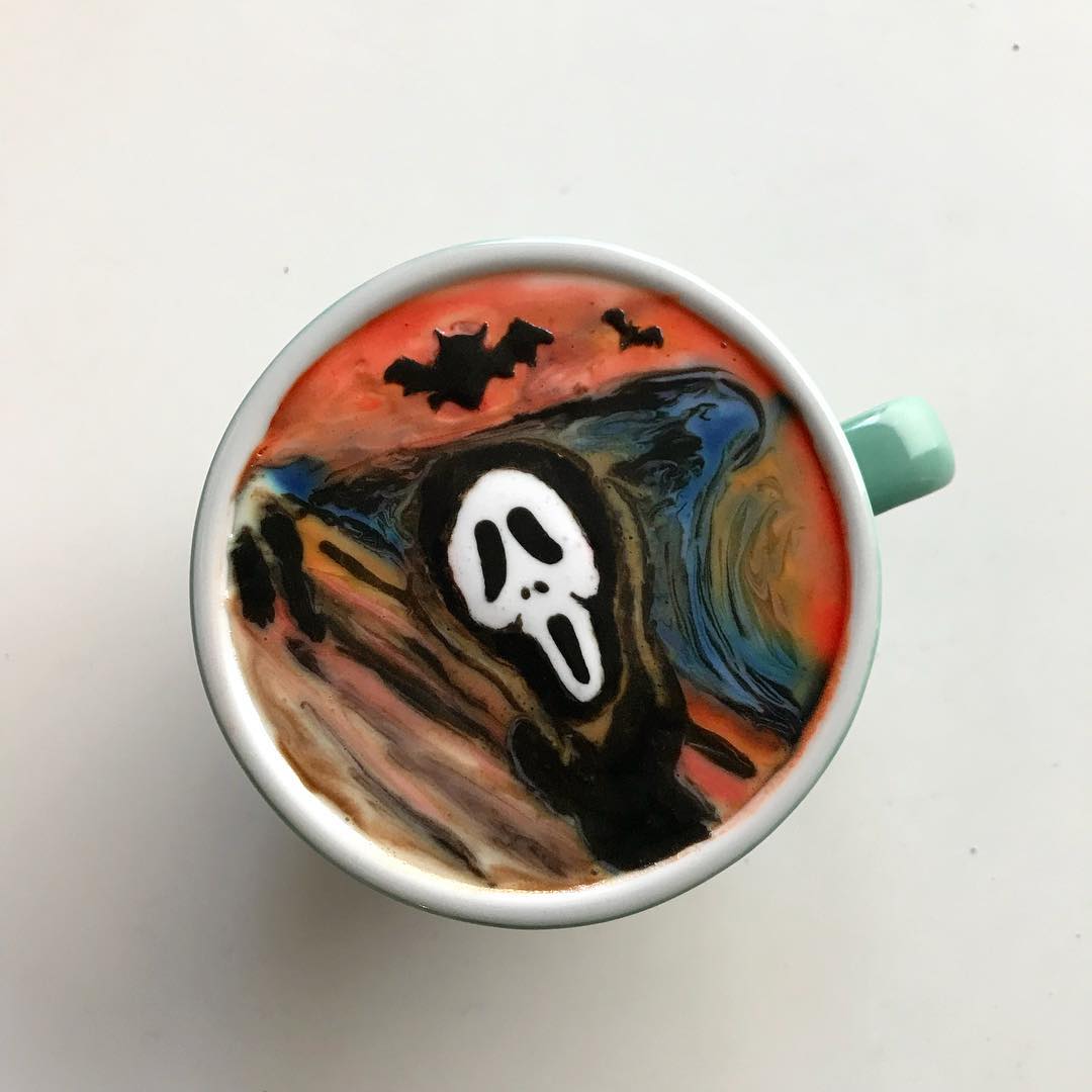 LeeKangbin Arte latte, el grito LeeKangbin Arte latte, el grito