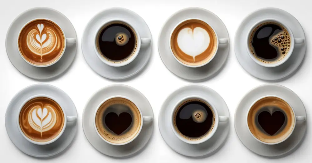 Bebidas más populares en cafeterías