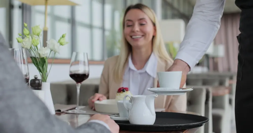 Café en restaurante