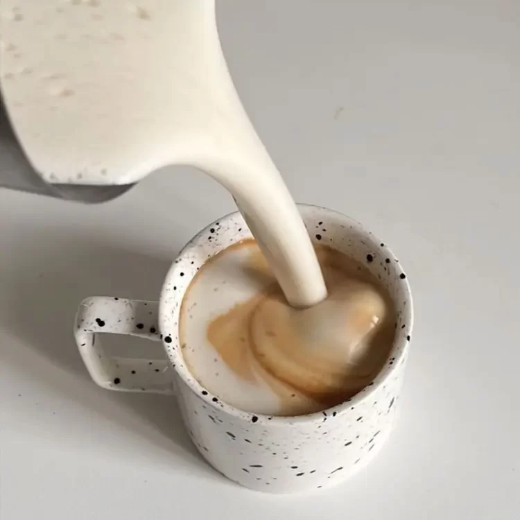 Leche vaporizada para Arte Latte 3D