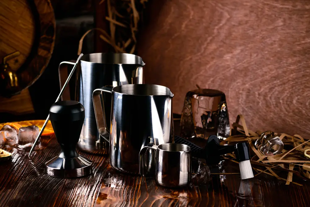 utensilios para latte art