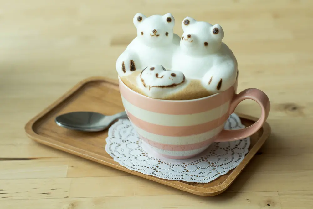 Dibujos en café con leche
